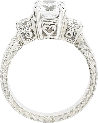 Tacori Three Stone Engagement Ring 10936